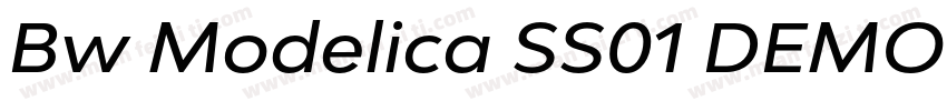 Bw Modelica SS01 DEMO Medium Expand字体转换